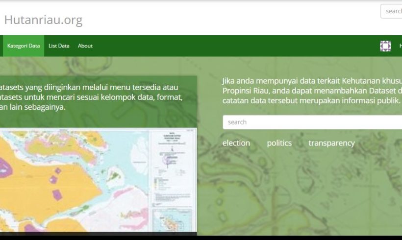 Yayasan Hutanriau Sediakan Situs Informasi Izin Konsesi